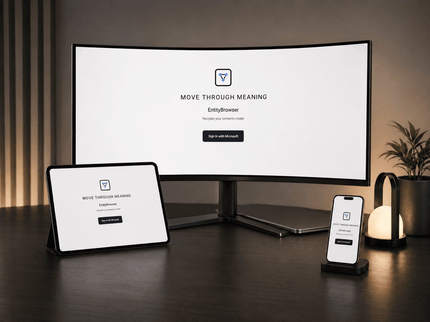 EntityBrowser running across desktop, tablet and mobile